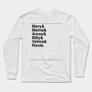 Chicago Characters Long Sleeve T-Shirt